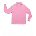 thumbnail image 1 of Leveret Solid Turtleneck 100% Cotton (14 Years, Light Pink), 1 of 2