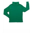 thumbnail image 1 of Leveret Solid Turtleneck 100% Cotton (2 Toddler Green), 1 of 3