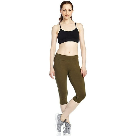 Leveret Women's Capri Yoga Legging (Size X-Small--X-Large)