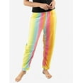 thumbnail image 1 of Leveret Womens Fleece Pants Rainbow Large, 1 of 2