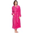 thumbnail image 1 of Leveret Womens Fleece Robe Magenta L/XL, 1 of 1