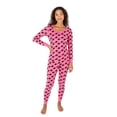 thumbnail image 1 of Leveret Womens Two Piece Cotton Pajamas Bunny Pink S, 1 of 1