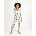thumbnail image 1 of Leveret Womens Two Piece Cotton Pajamas Dinosaur Grey XL, 1 of 2