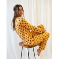 thumbnail image 1 of Leveret Womens Two Piece Cotton Pajamas Pineapple L, 1 of 1