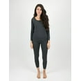 thumbnail image 1 of Leveret Womens Two Piece Cotton Pajamas Solid Dark Grey XS, 1 of 1