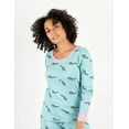 thumbnail image 1 of Leveret Womens Two Piece Cotton Pajamas Whale L, 1 of 2