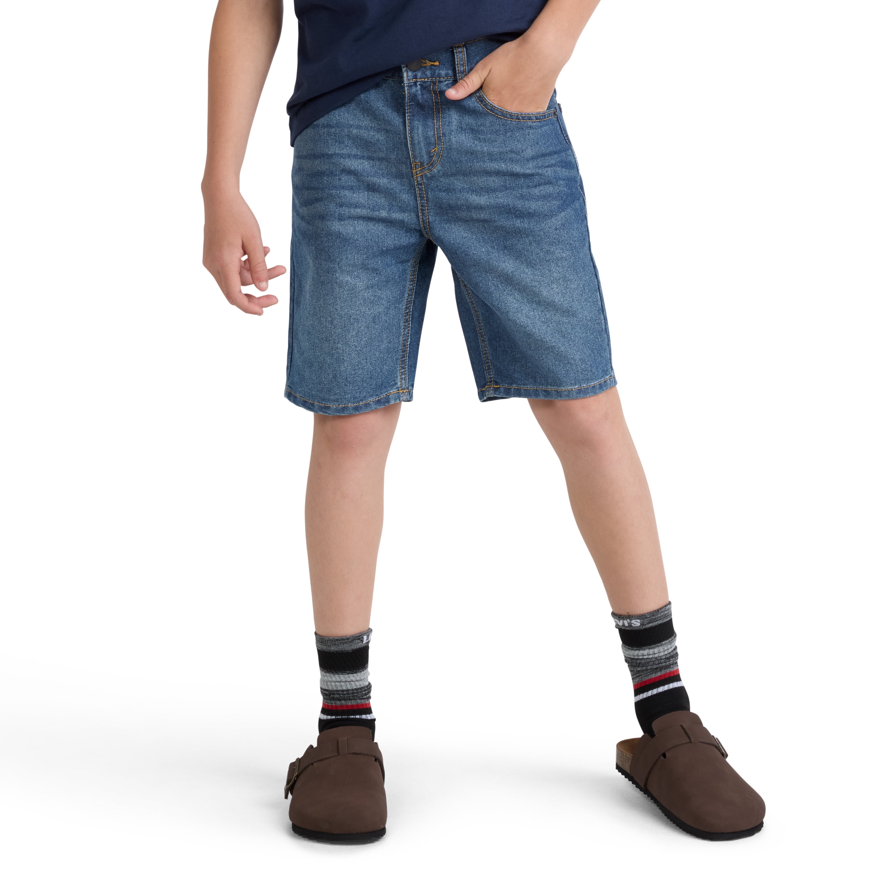 Levi Boys 511 Slim Performance Denim Shorts, Sizes 8-18