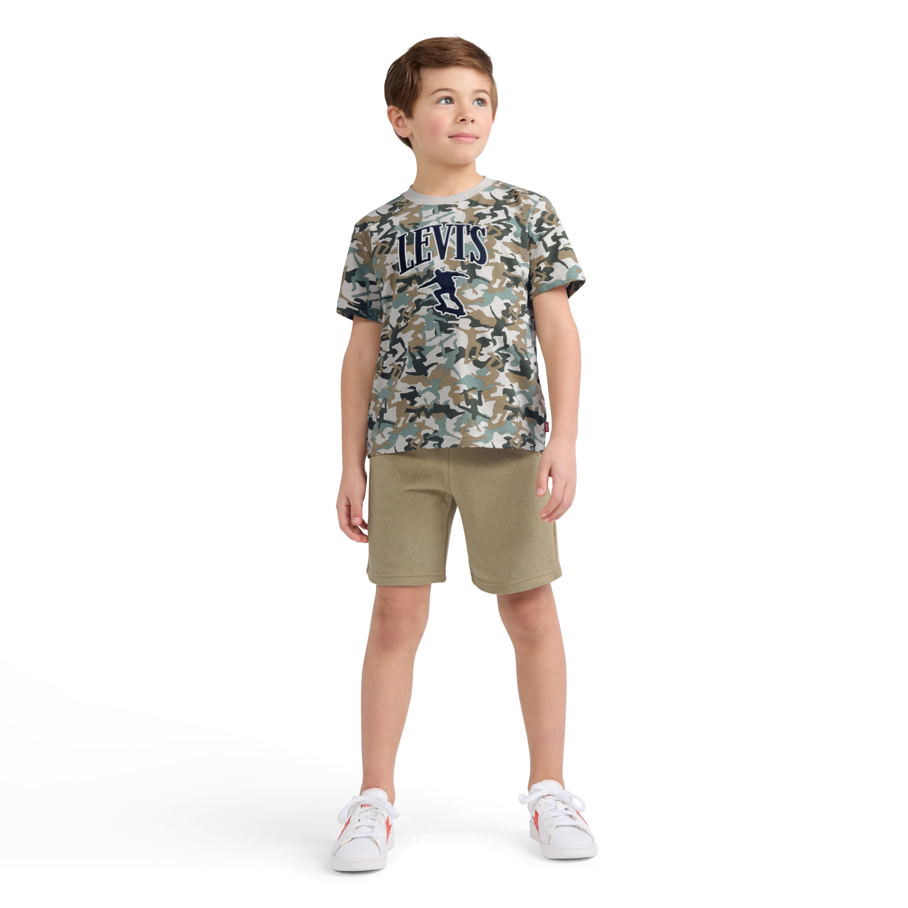 Levi Boys Skate Camo Tee & Short Set, Sizes 4-7