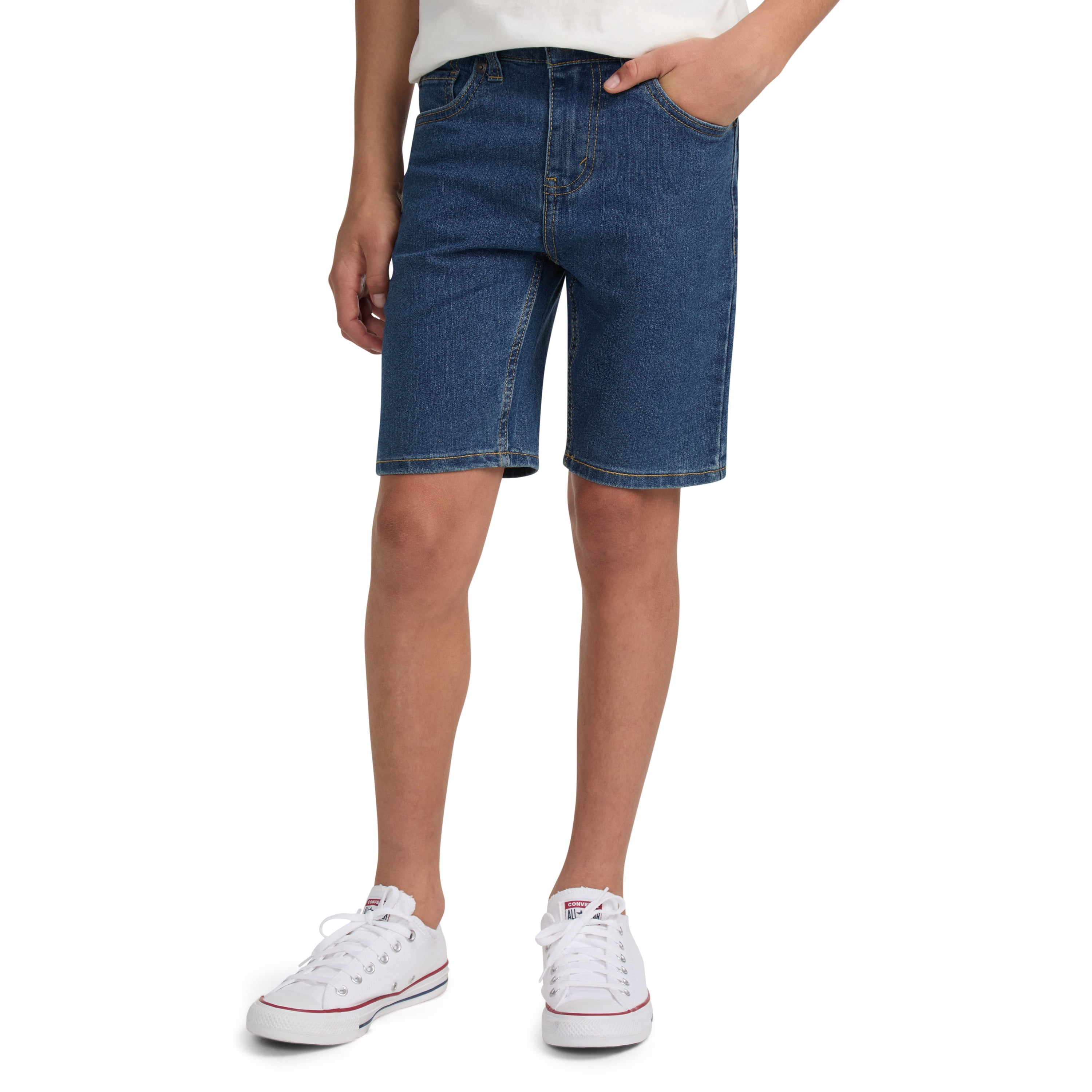 Levi Boys Slim Fit Classic Denim Shorts, Sizes 8-20