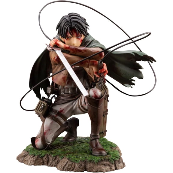 Levi/Eren Jaeger Action Figure Statue Movable Model Figurine Tabletop Ornament