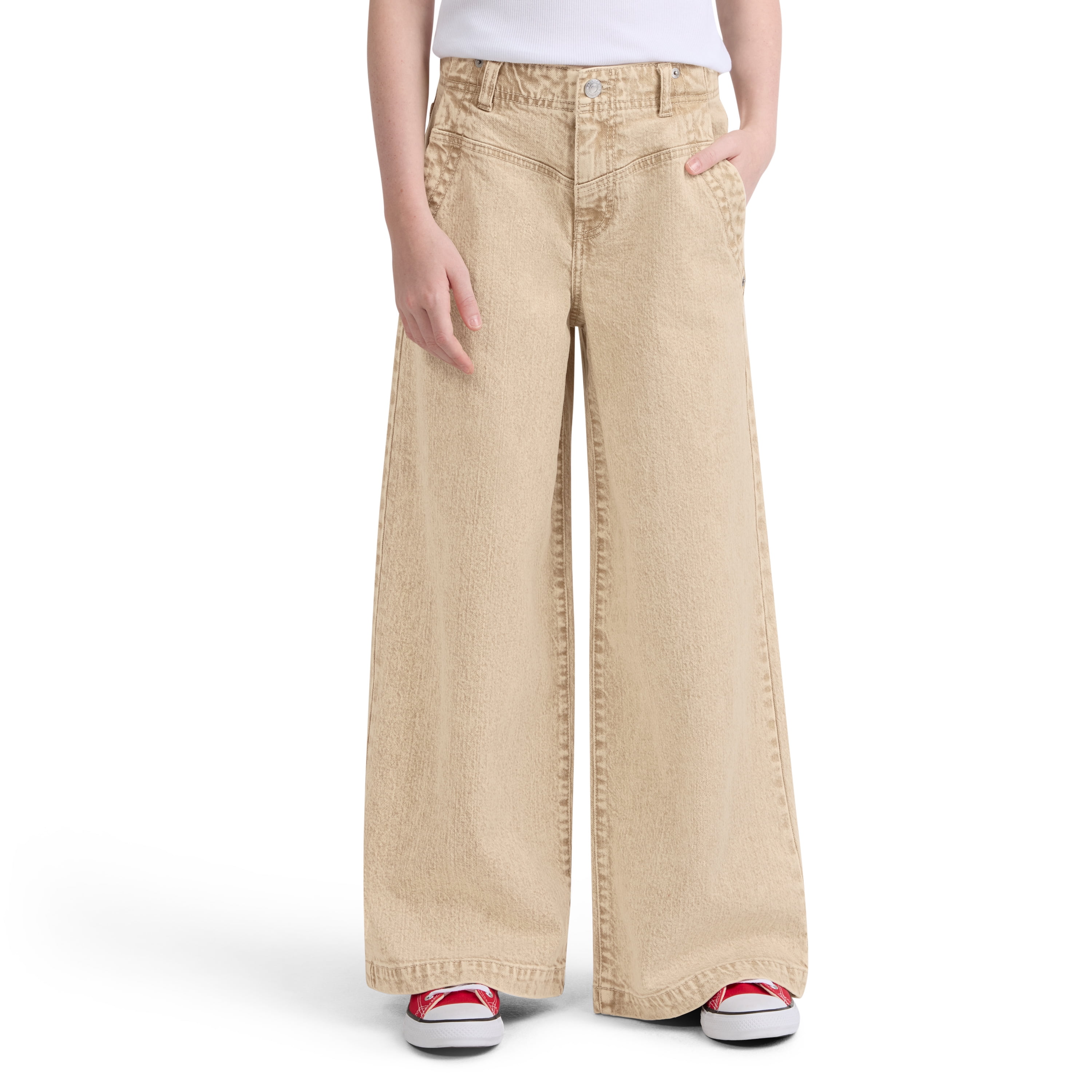 Levi Girls '94 Baggy Wide Leg Denim Jean with Yoke, Sizes 7-16