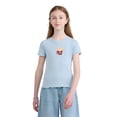 thumbnail image 1 of Levi Girls Graphic Rib Knit Short Sleeve Baby Tee, Sizes 4-16, 1 of 7
