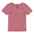 thumbnail image 1 of Levi Girls Short Sleeve Waffle Top, Sizes 7-16, 1 of 6