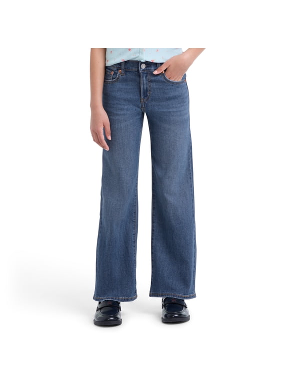 Levi Girls Wide Leg Denim Jean, Sizes 7-16