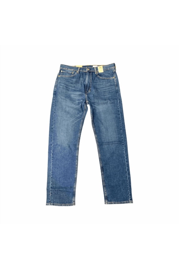 Levi Men's 505 Regular Fit Straight Leg Stretch Jeans (Medium Wash, 32x30)