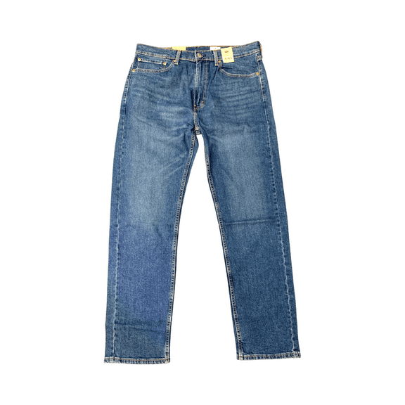 Levi Men's 505 Regular Fit Straight Leg Stretch Jeans (Medium Wash, 40x30)