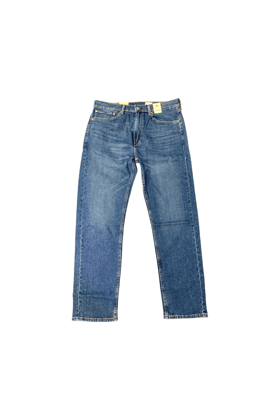 Levi Men's 505 Regular Fit Straight Leg Stretch Jeans (Medium Wash, 40x30)