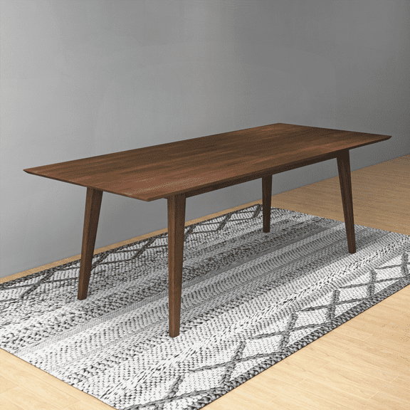 Levi Modern Solid Wood Rectangular Dining Table for 86" - Family Friendly & Easy Assembly