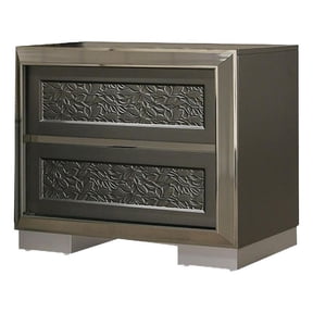 Levi Nightstand- 2 Leaf Molded Framed Drawers