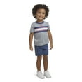 thumbnail image 1 of Levi's Boys Chest Stripe Logo Shirt & Short Set, 2T-4T, 1 of 8