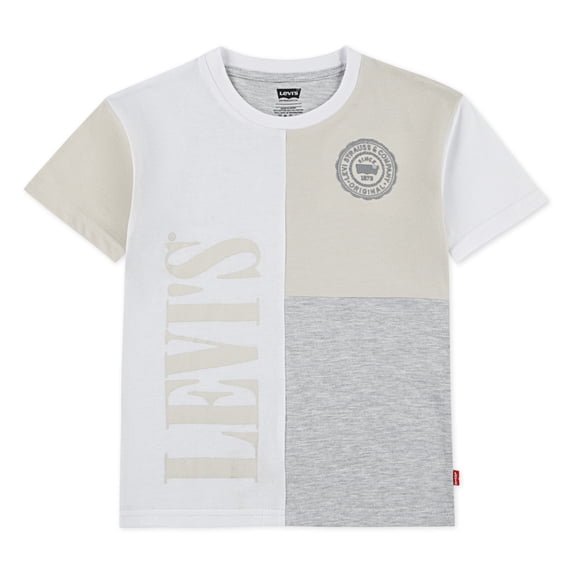 Levi's Boys' Colorblocked Graphic Tee with Short Sleeves, Sizes 4-7