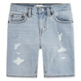 thumbnail image 1 of Levi's Boys Destructed Slim Denim Shorts, Sizes 4-20, 1 of 4