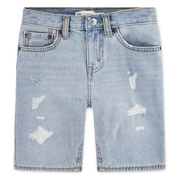 Levi's Boys Destructed Slim Denim Shorts, Sizes 4-20
