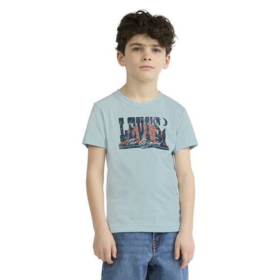 Levi's Little and Big Boys Graphic Tee with Short Sleeves, Sizes 4-20