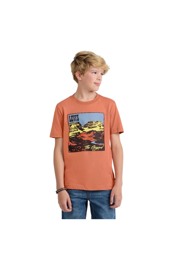 Little and Big Boys Graphic Tee with Short Sleeves, Sizes 4-20
