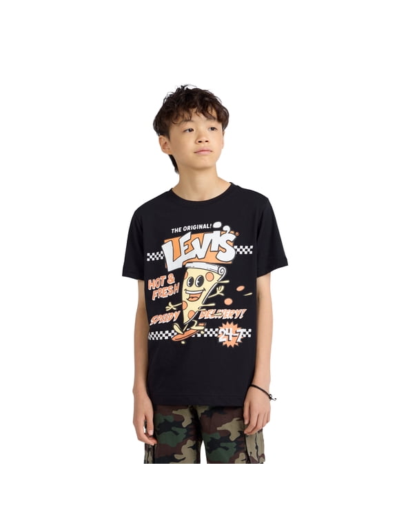 Little and Big Boys Graphic Tee with Short Sleeves, Sizes 4-20