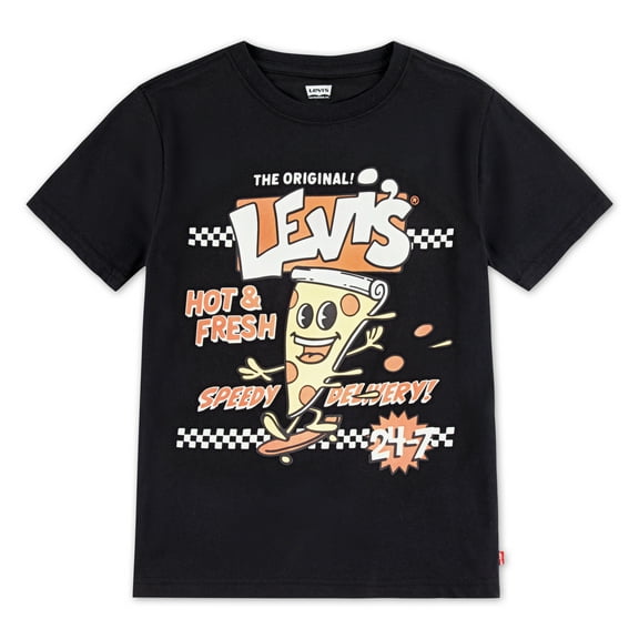 Levi's Little and Big Boys Graphic Tee with Short Sleeves, Sizes 4-20