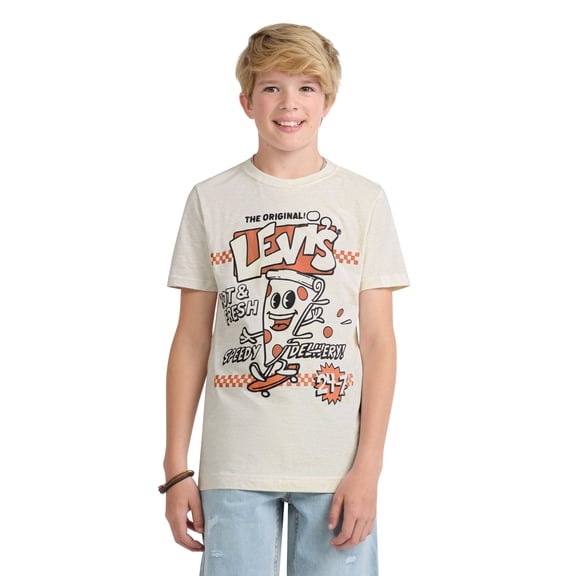 Levi's Little and Big Boys Graphic Tee with Short Sleeves, Sizes 4-20