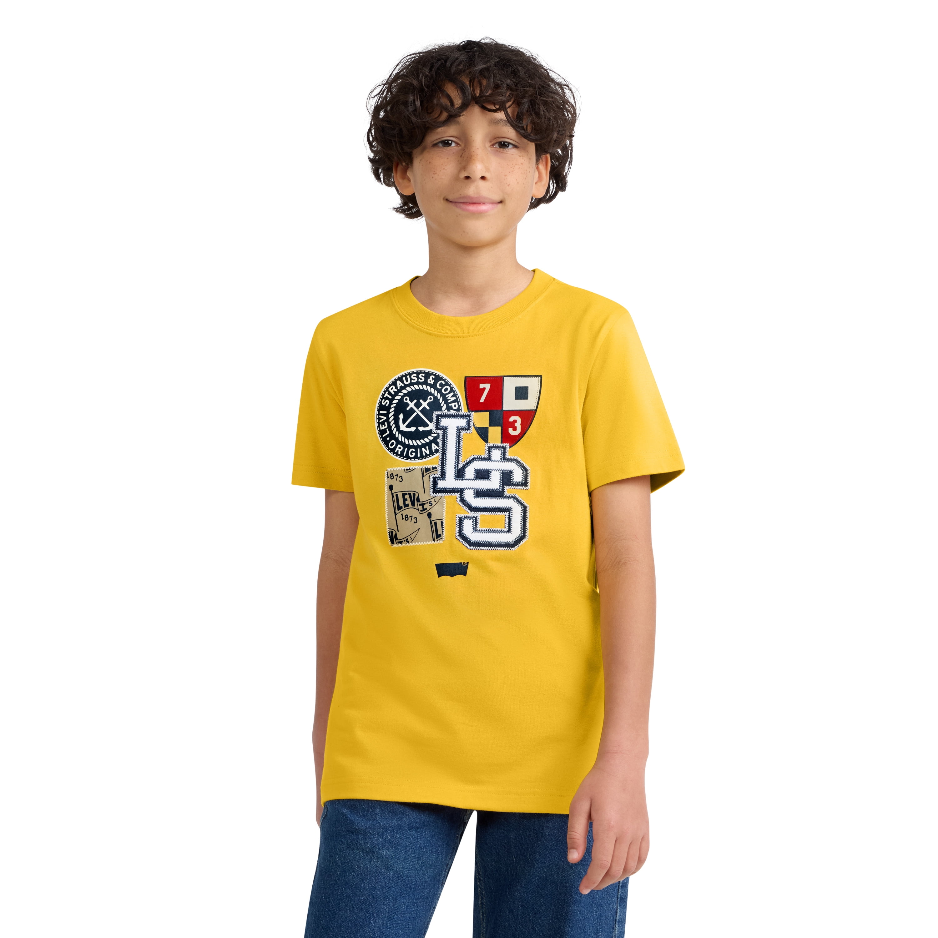 Levi's Little and Big Boys Graphic Tee with Short Sleeves, Sizes 4-20