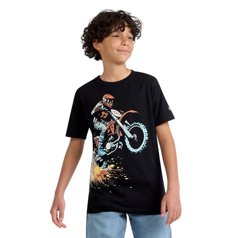 Little and Big Boys Graphic Tee with Short Sleeves, Sizes 4-20
