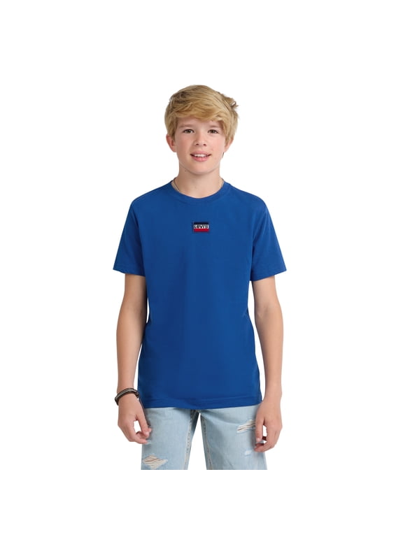Boys' Logo Graphic Tee with Short Sleeves, Sizes 4-7