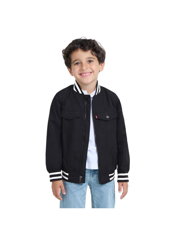 Boys' Mesh Lined Bomber Jacket, Sizes 4-20