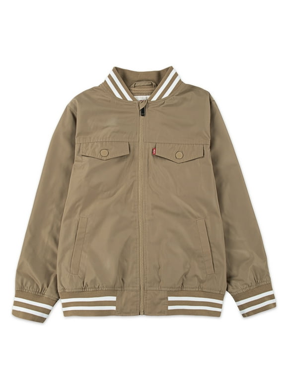 Boys' Mesh Lined Bomber Jacket, Sizes 4-20