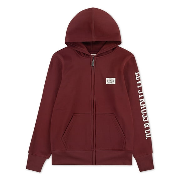 Levi's Boys Patch Full Zip Hoodie, Size 8-20