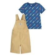 LEVI RED TAB Boys Poster Logo Tee Shortall Set, Sizes 4-7