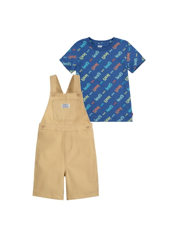 Boys Poster Logo Tee Shortall Set, Sizes 4-7