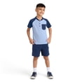 thumbnail image 1 of Levi's Boys Raglan Henley Tee & Cargo Short Set, Sizes 4-7, 1 of 6