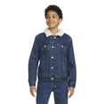 thumbnail image 1 of Levi's Boys' Faux Shearling Denim Trucker Jacket, Sizes 8-20, 1 of 12