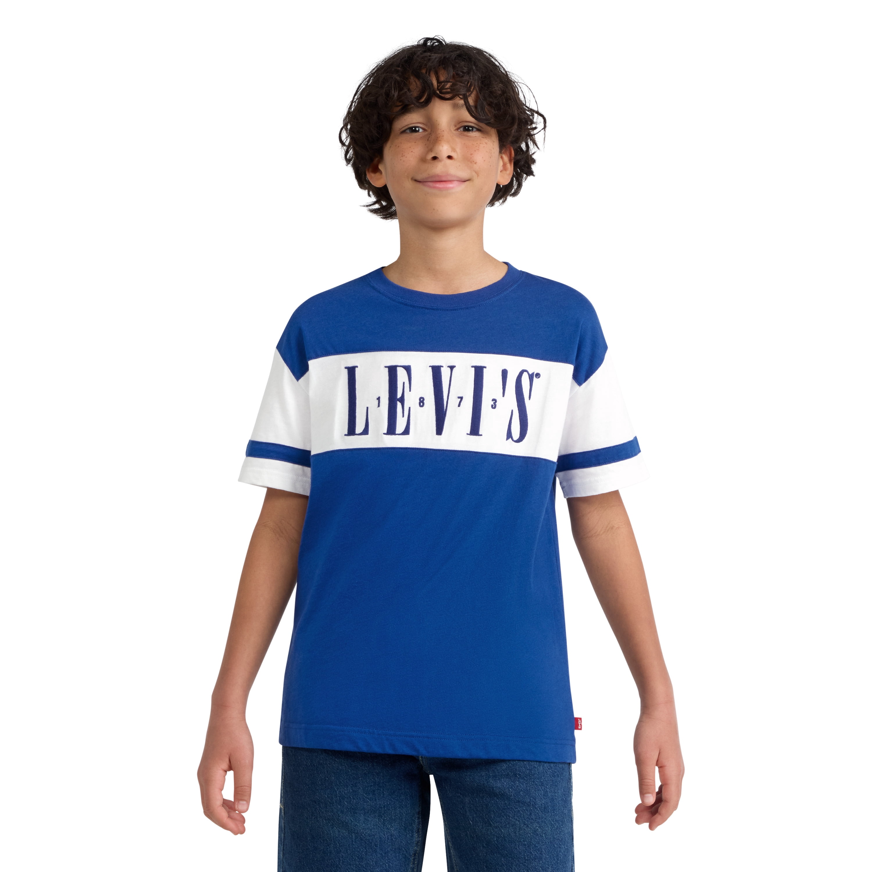 Levi's Boys Stripe Nautical Short Sleeve Tee, Sizes 8-20