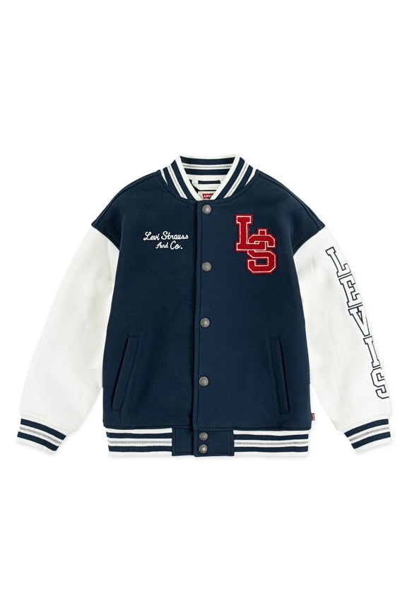 Boys Varsity Bomber Jacket, Sizes 4-7