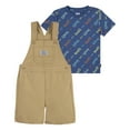 thumbnail image 1 of Levi's Toddler Boys Poster Logo Shortall Set, Sizes 2T-4T, 1 of 6