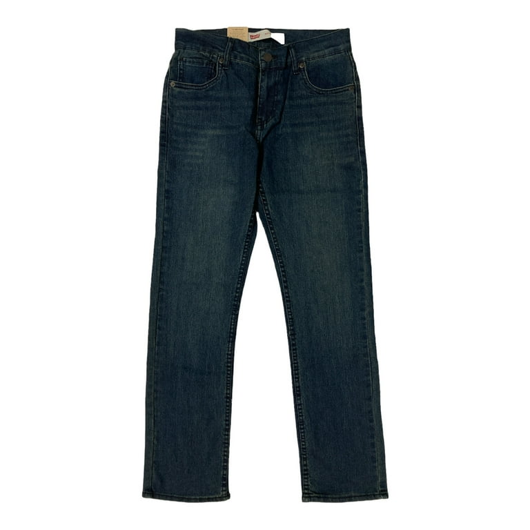 Levi Strauss Boy s 511 Slim Fit Stretch Denim Jean Dark Indigo Wash 16 Reg 28x28
