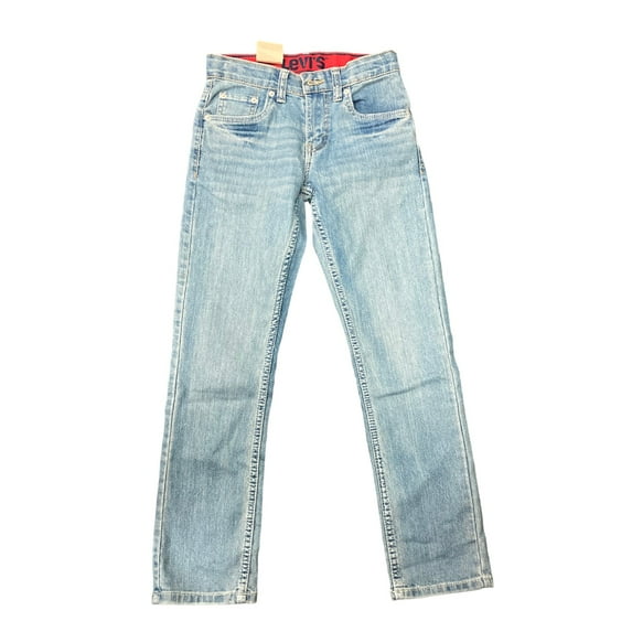 Levi Strauss & Co. Boys 511 Slim Flex Adjustable Waist Stretch Straight Leg Jean (M5M, 5)