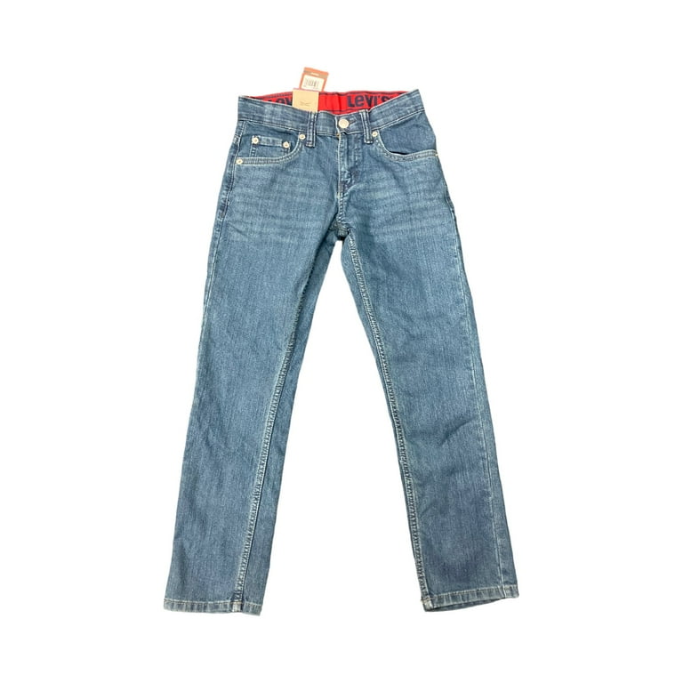Levi Strauss Co. Boy s 511 Slim Flex Adjustable Waist Stretch Straight Leg Jeans M82 12