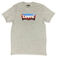 thumbnail image 1 of Levi Strauss & Co. Men's Short Sleeve Graphic Logo Cotton Tee Shirt (Grey Heather, L), 1 of 2