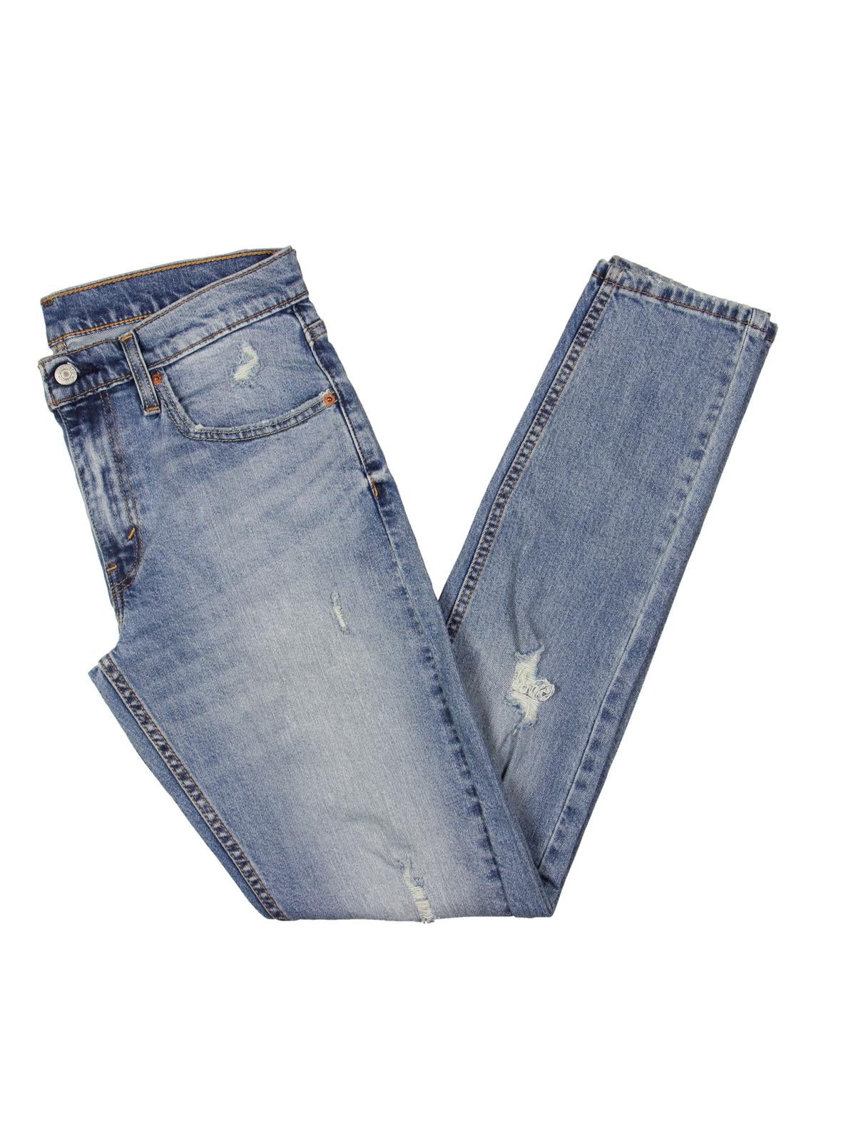 Levi Strauss Co. Mens Distressed Tapered Skinny Jeans Walmart
